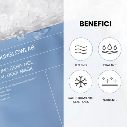 Maschera in cera contro le irritazioni cutanee