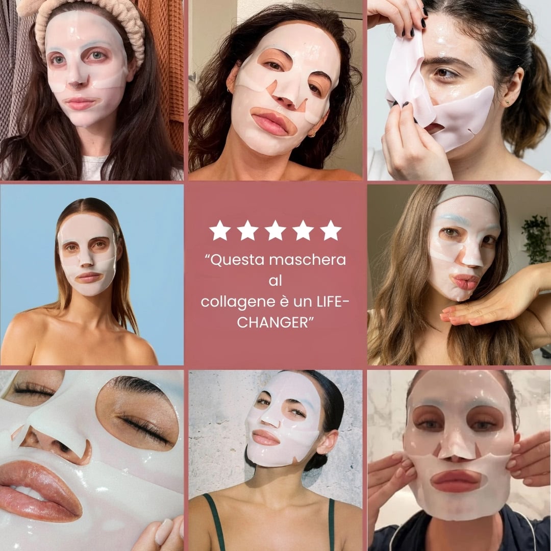 Maschera al bio-collagene