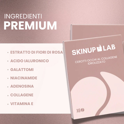 Patch Occhi al Bio-Collagene – Confezione da 3 Coppie (6 Pezzi)