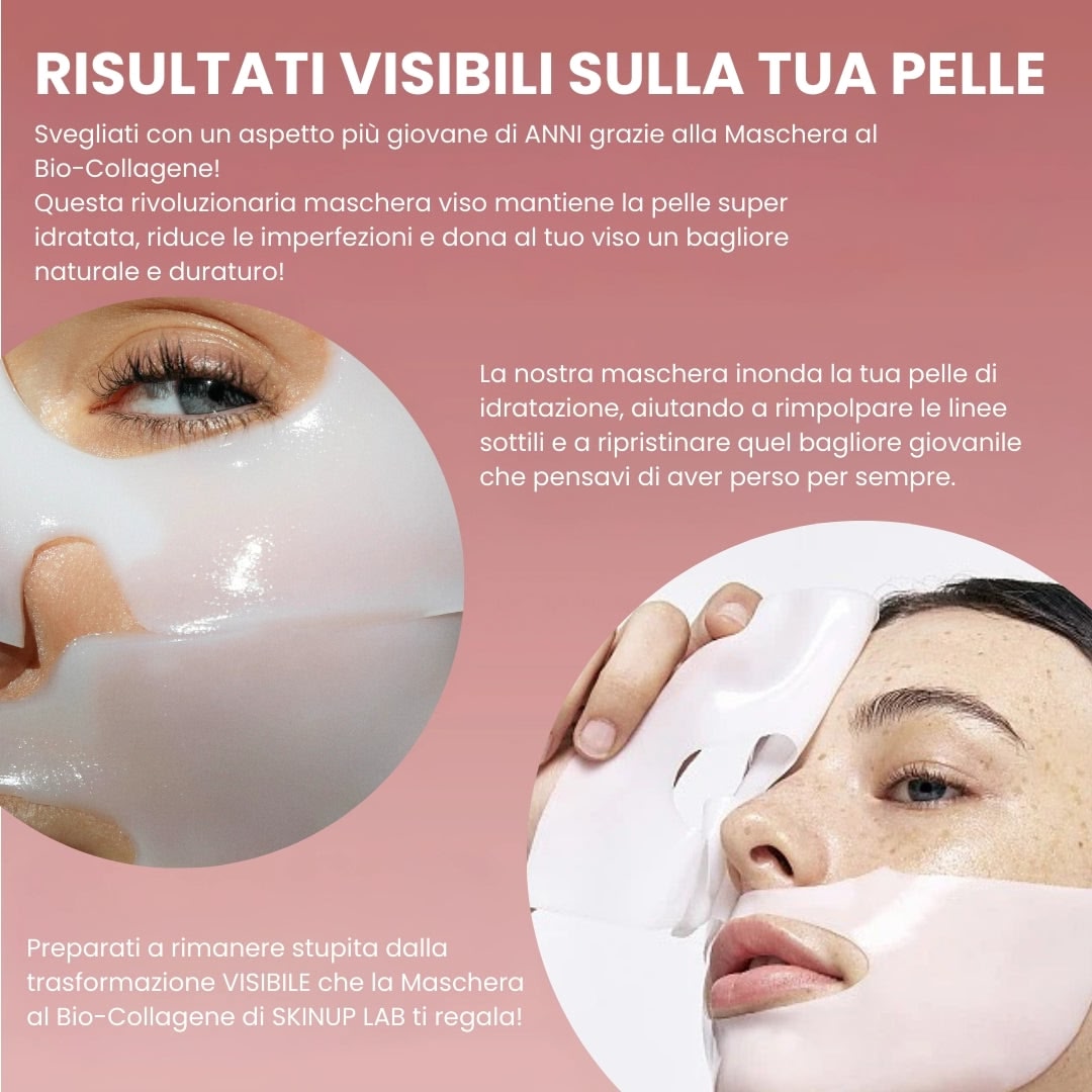 Maschera al bio-collagene