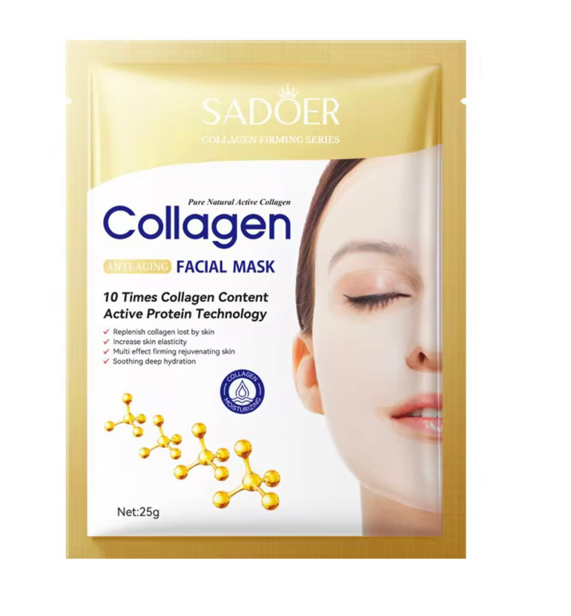 Maschera collagene