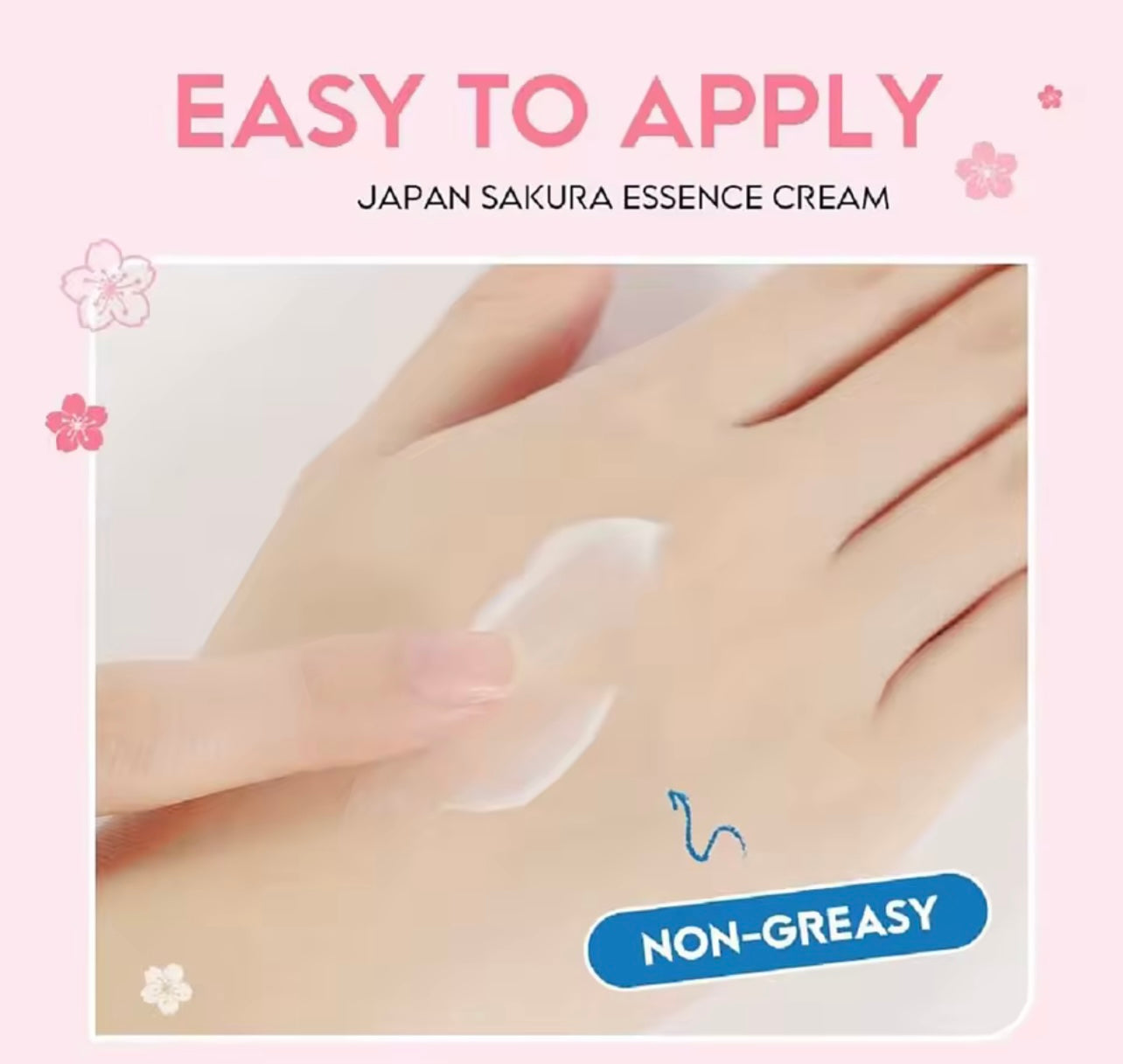 Crema sakura con acido ialuronico