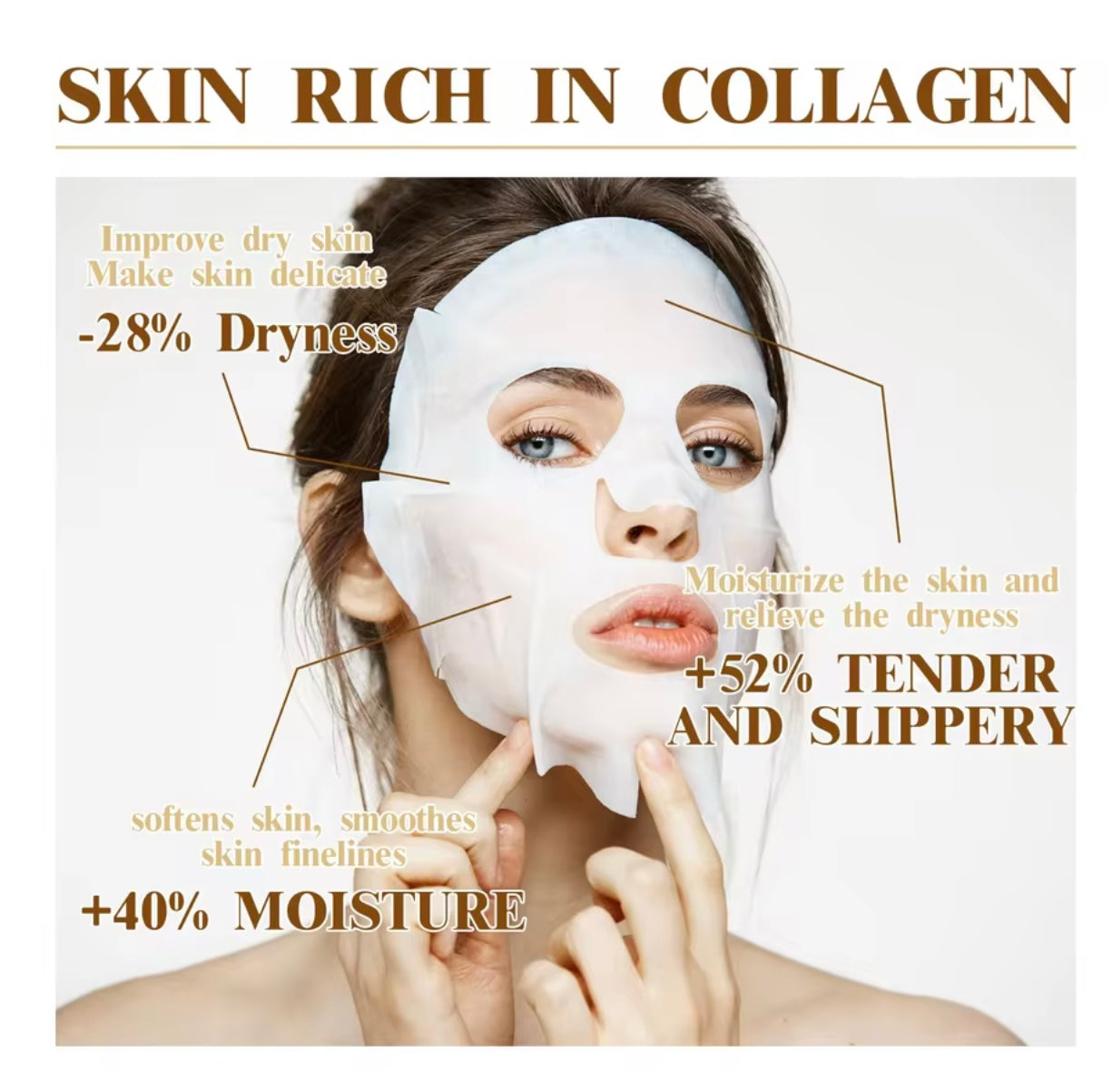 Maschera collagene