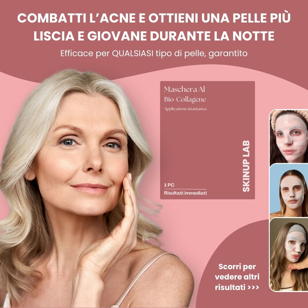 Maschera al bio-collagene